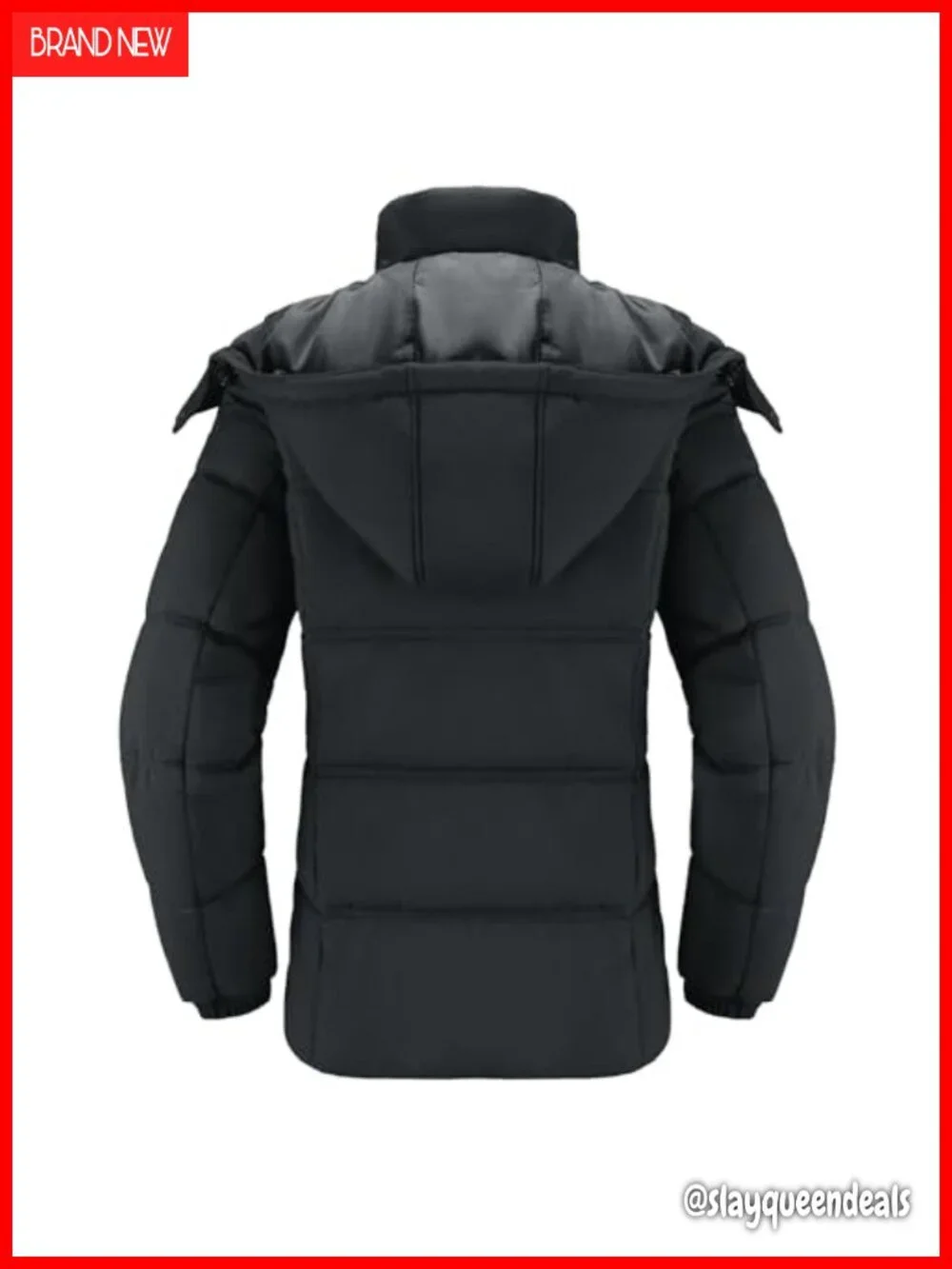 Women's Waterproof Puffer Jacket Winter Warm Hooded Down Jacket Outerwear with